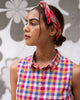 Sleeveless Front Knot Top - Multi