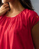 Tiered Dress with Slip - Fuchsia