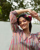 Smocked Sleeve Top - Multi Color