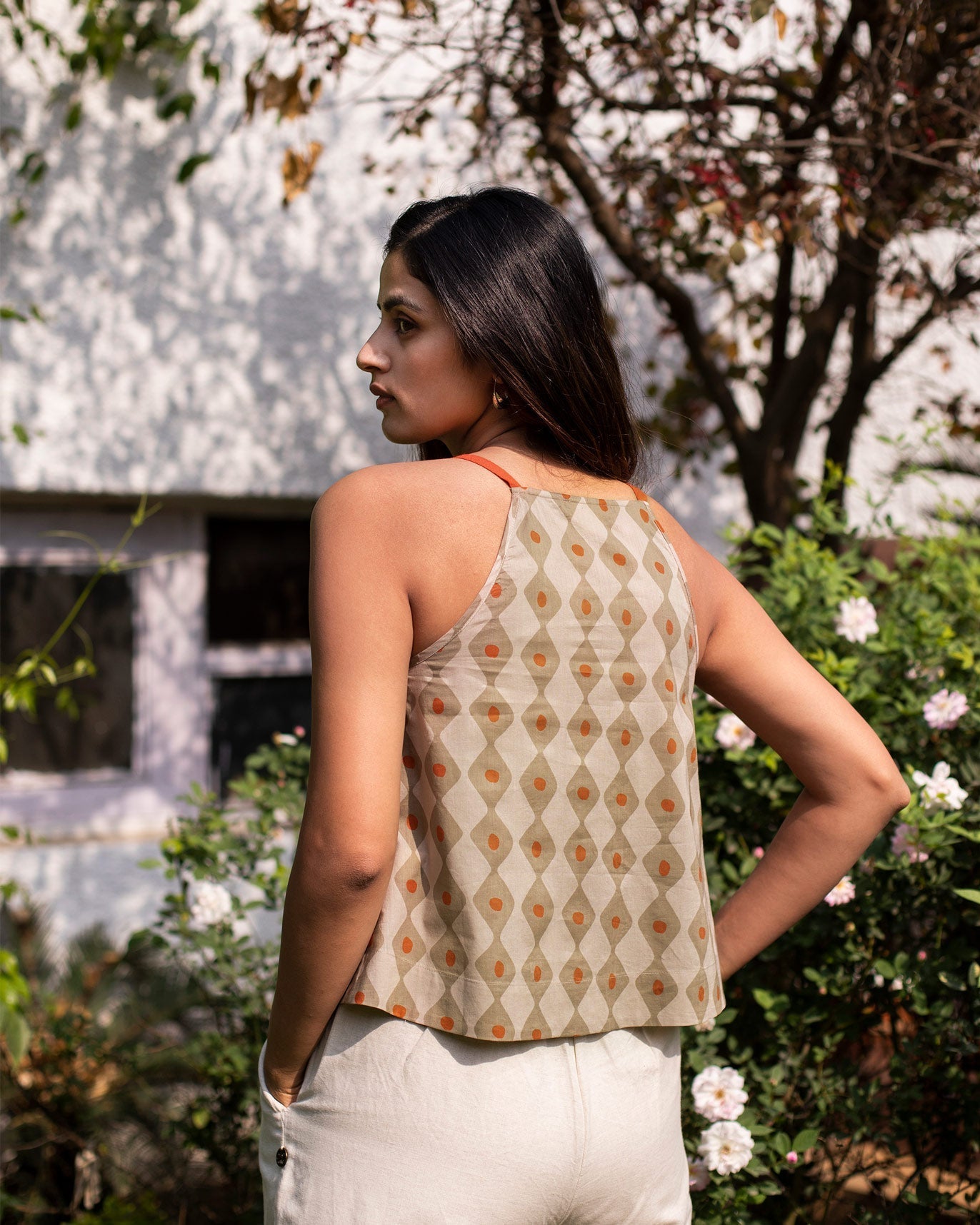 Strappy Top - Tan