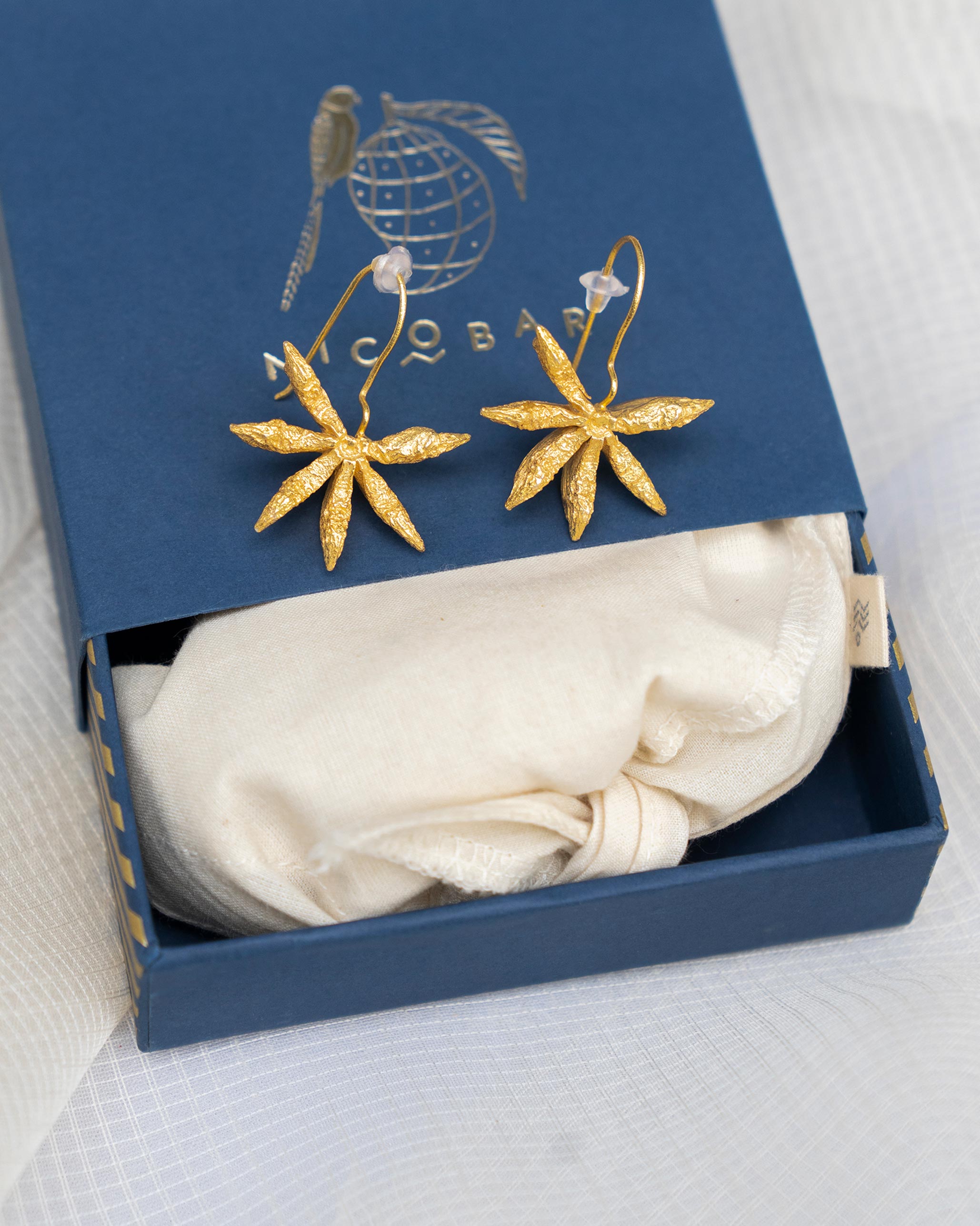 Star Anise Dangle Earrings