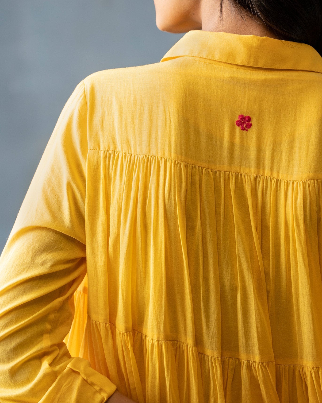 Tier Dress - Yellow