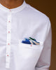 Roar Pocket Square - Red & Blue
