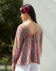 Smocked Sleeve Top - Multi Color