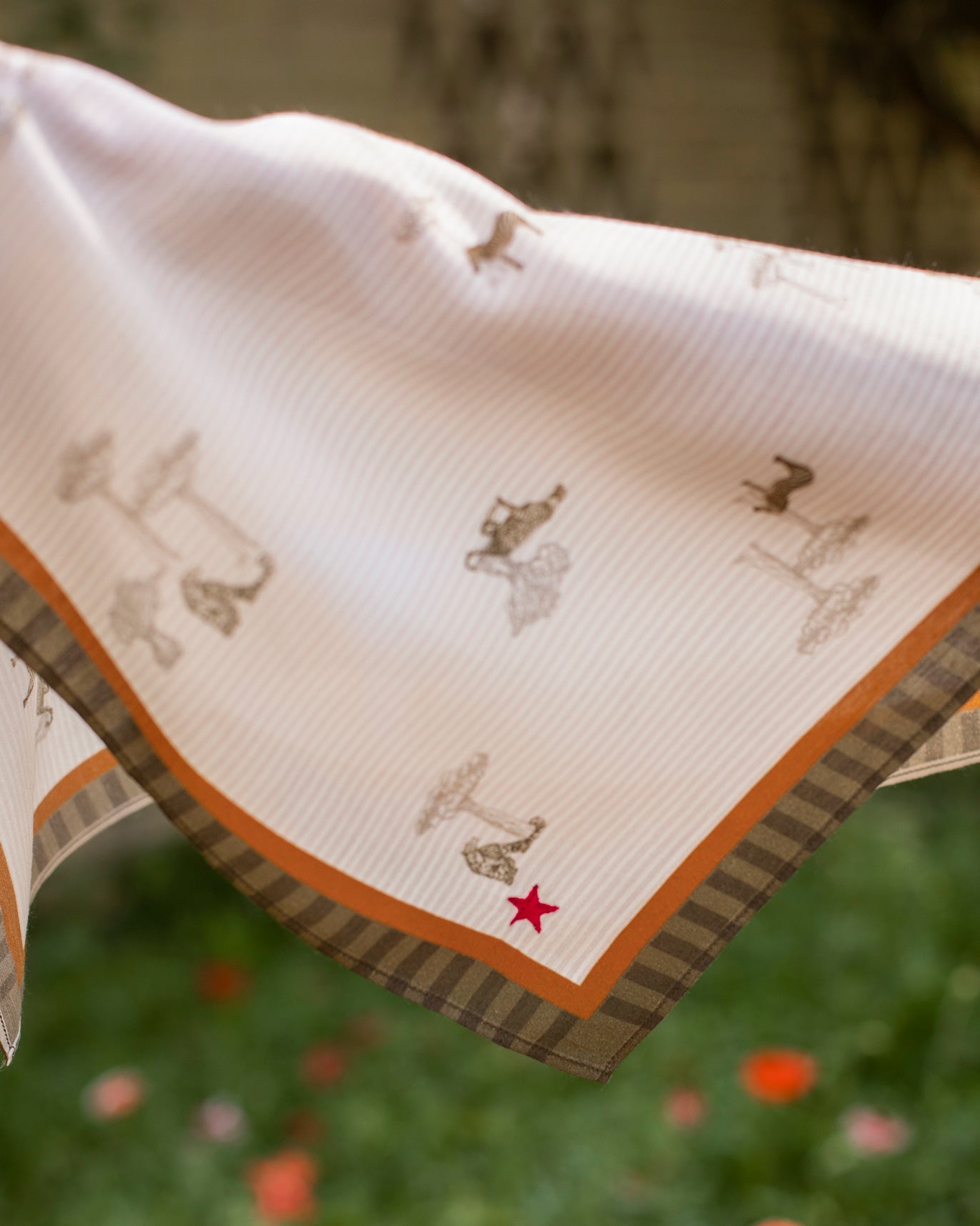 Safari Tribe Bandana - Beige & Brown