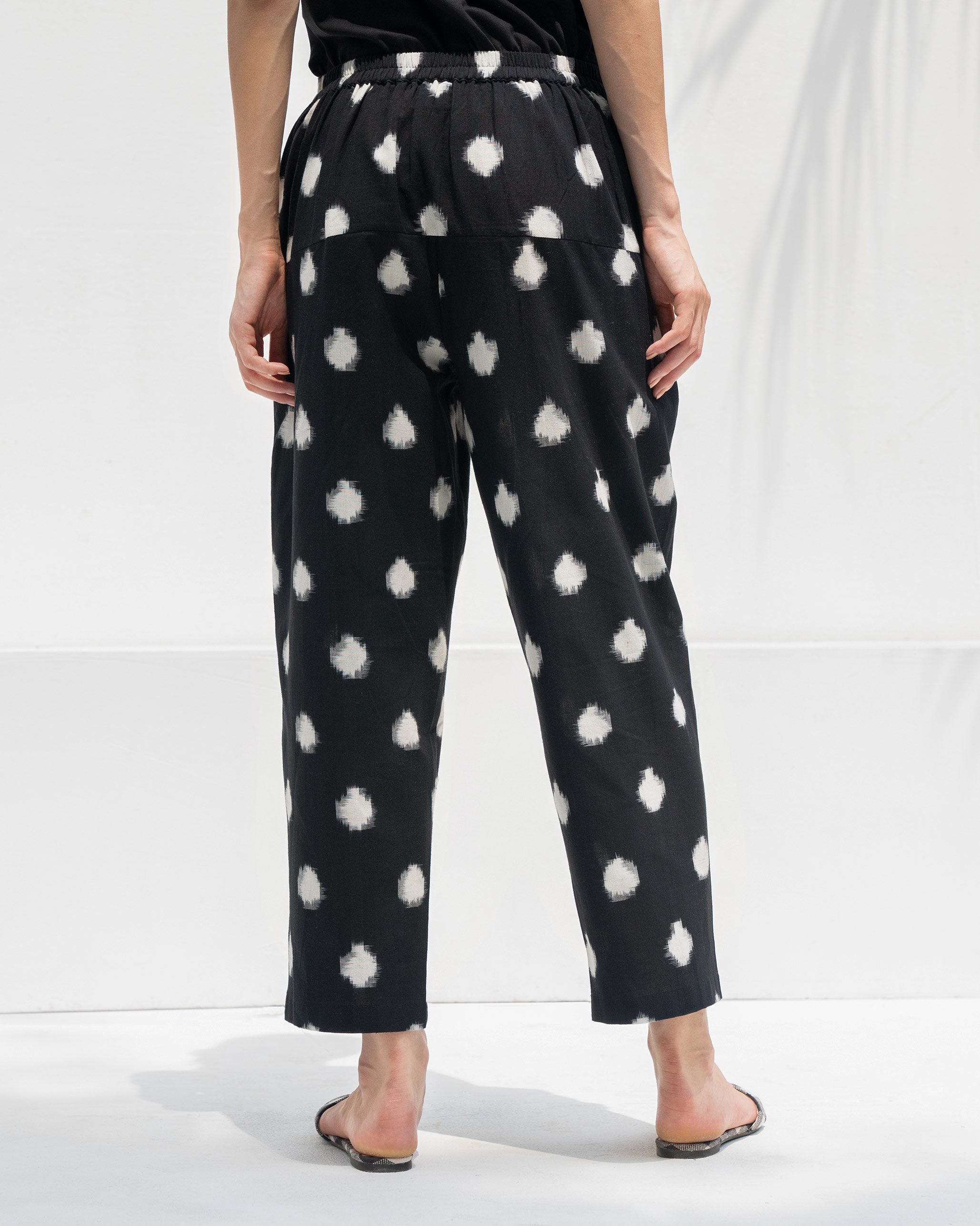 Serena Pyjamas - Ivory & Black