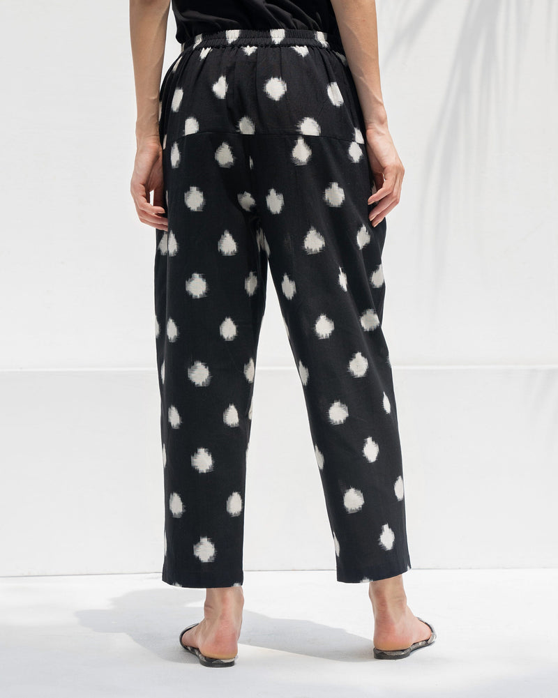 Serena Pyjamas - Ivory & Black