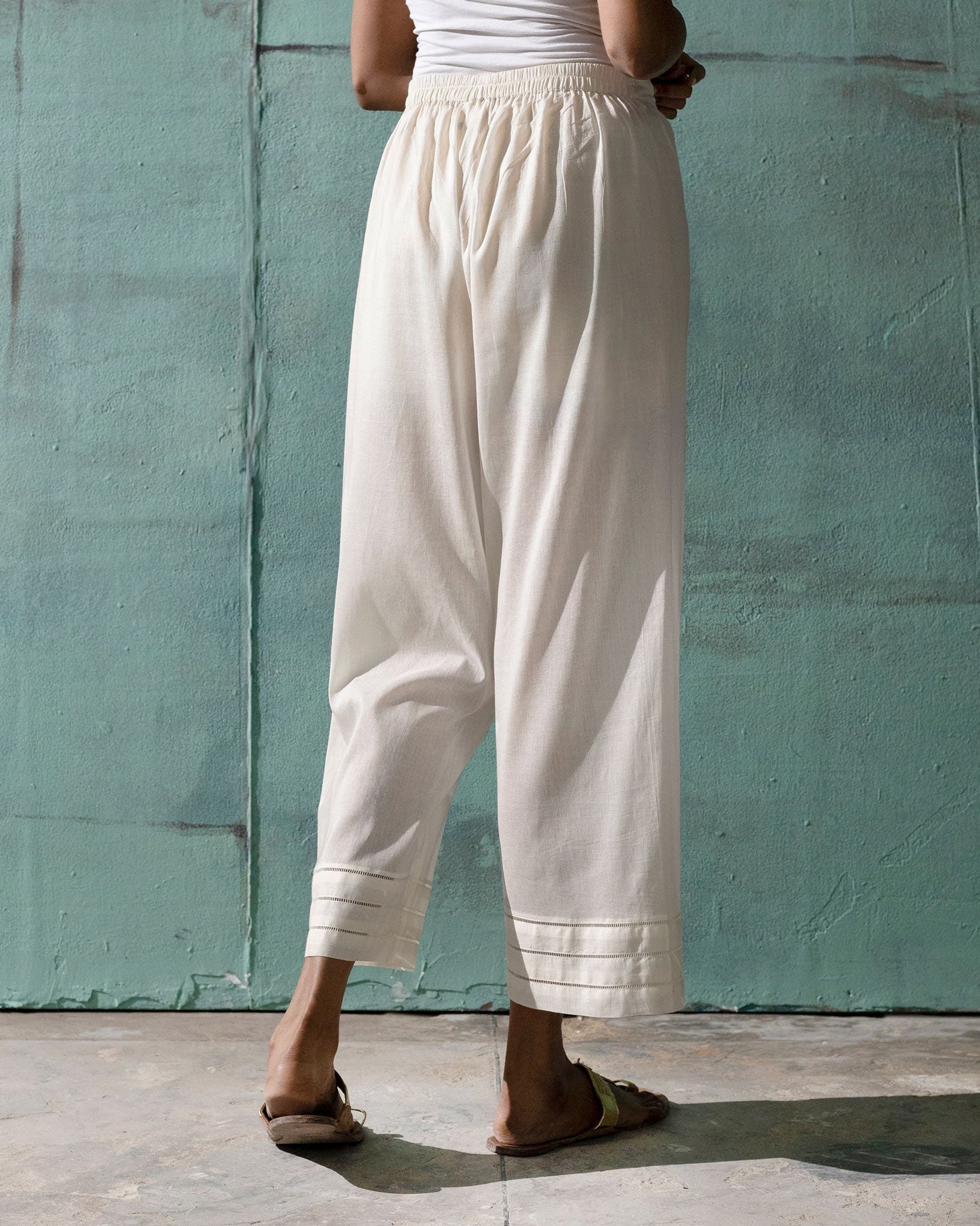 Stitch Pants - Ivory