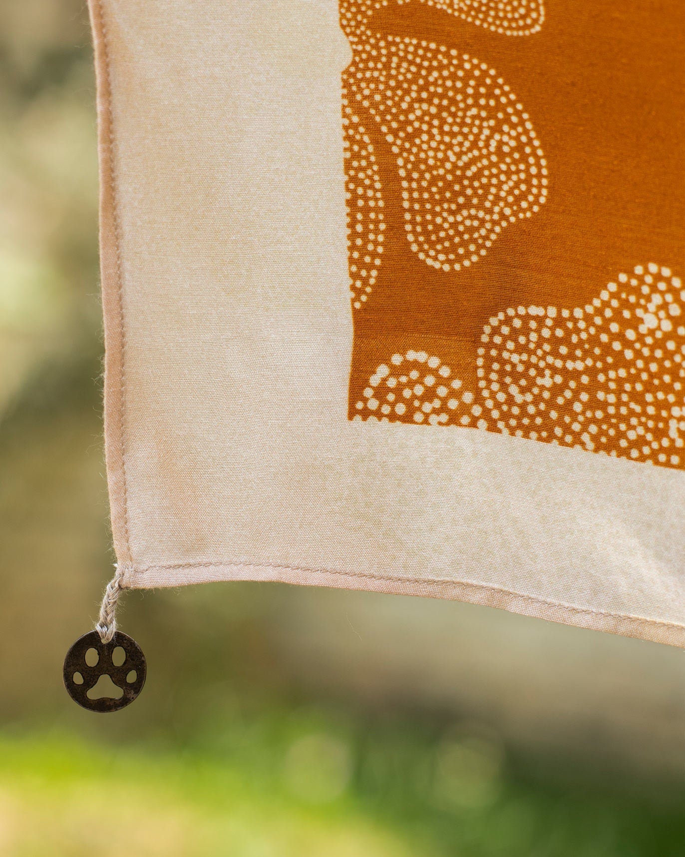 Safari Floral Scarf - Rust