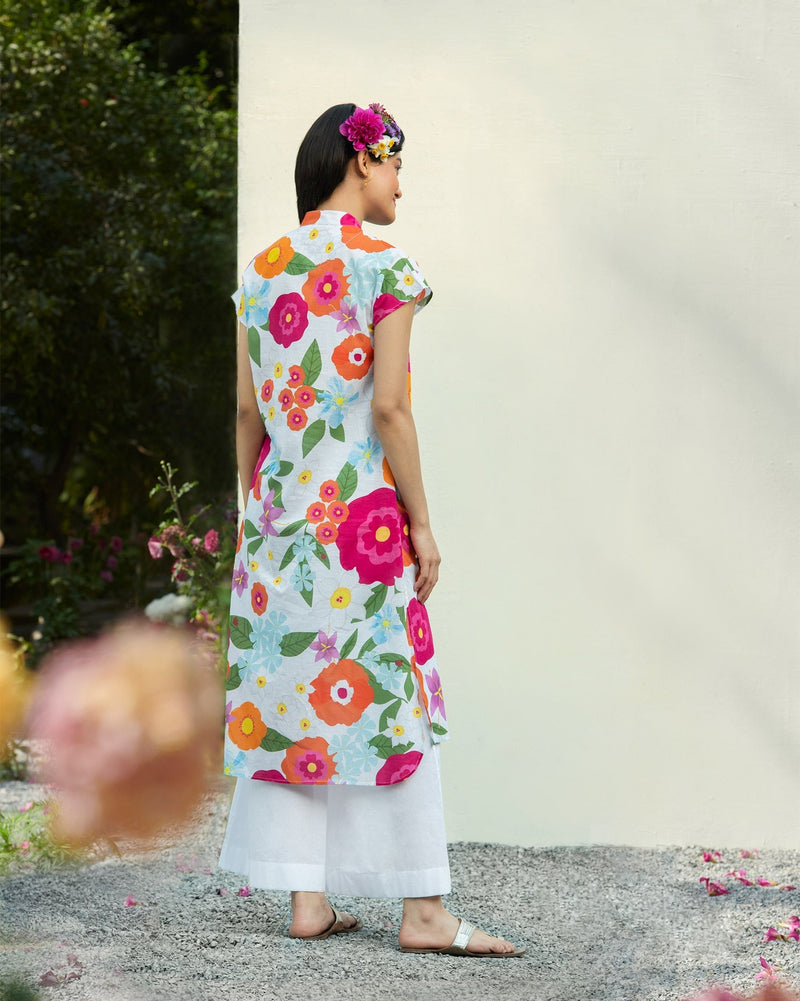Short Sleeve Kurta - Multi Color