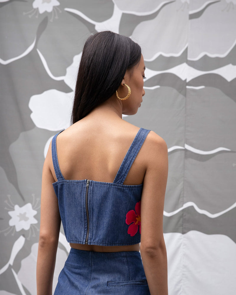 Wonderland Bustier - Blue