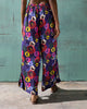Side Slit Pants - Blue