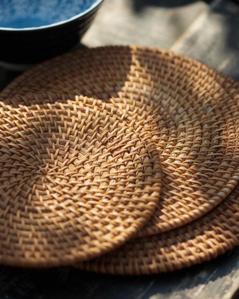 Rattan Trivets (Set of 3)