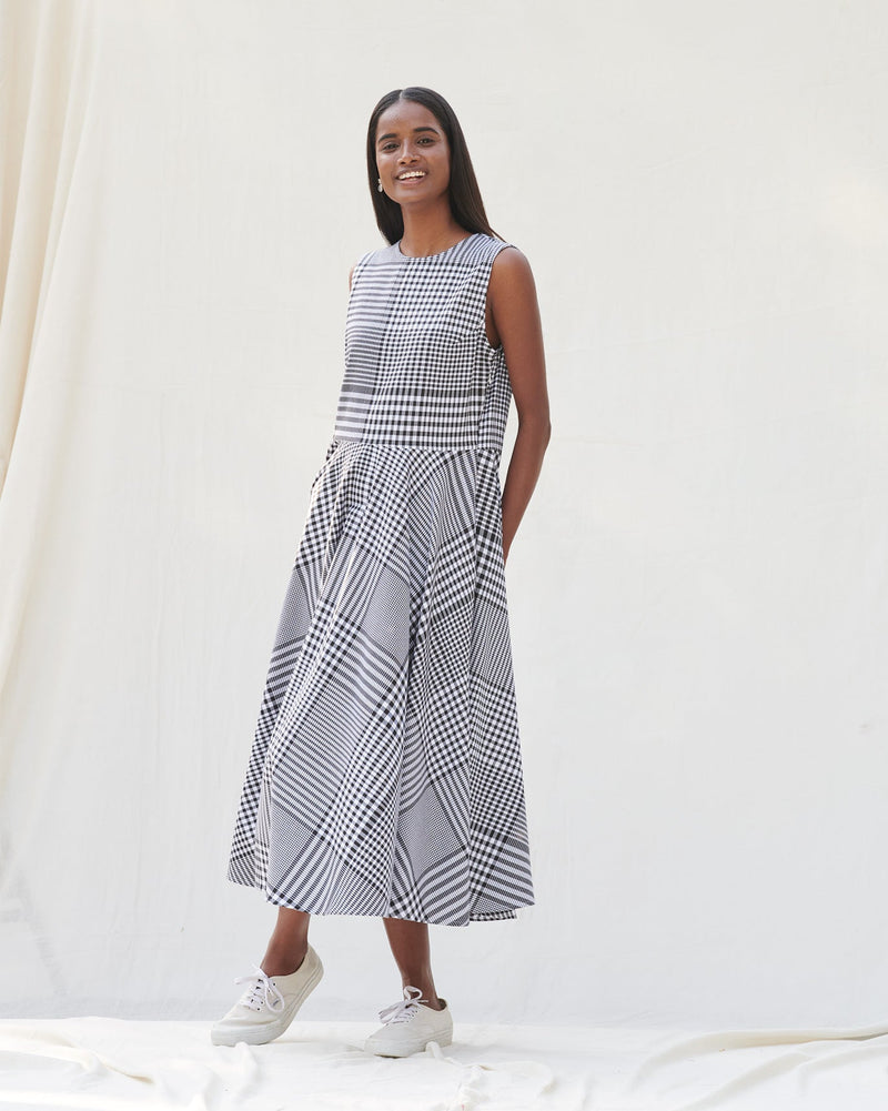 Yoroi Dress - Black & White