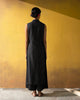 Sleeveless kurta - Black & Gold