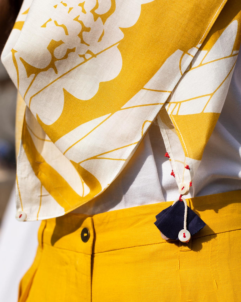 Riverbed Scarf - Ochre