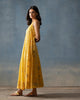 Akira Twist Back Dress - Yellow