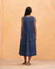 Strappy A-Line Dress - Navy
