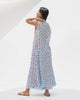 Summer Fun Kurta - Blue & Red