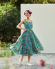 Strappy Smocked Dress - Multi Color