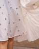 Tiered Dress with Slip - Ivory