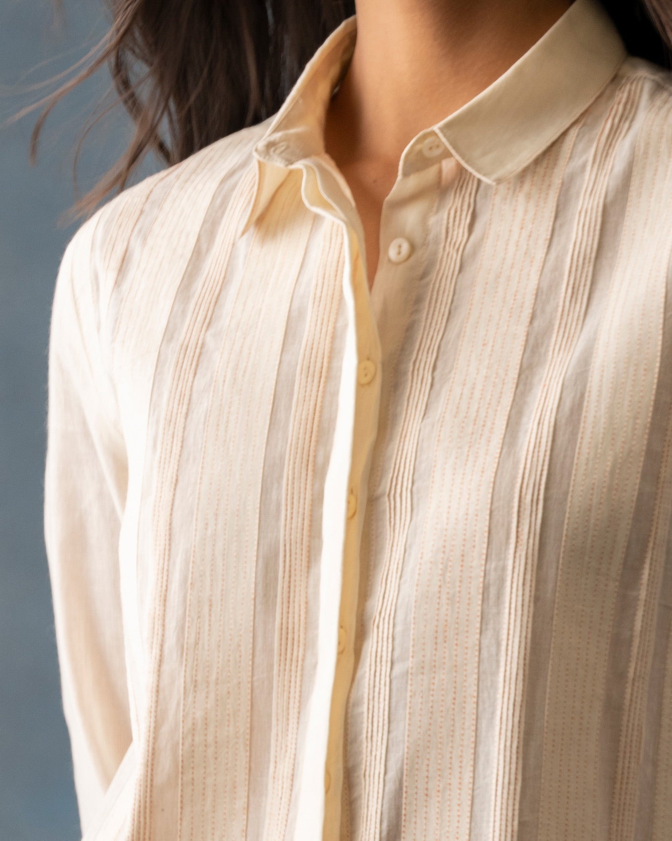 Uneven Hem Top - Ivory