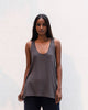 Ukiyo Racerback Tank - Charcoal