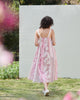 Strappy A-line Dress - Pink