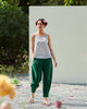 Smocked Strappy Top - White & Black
