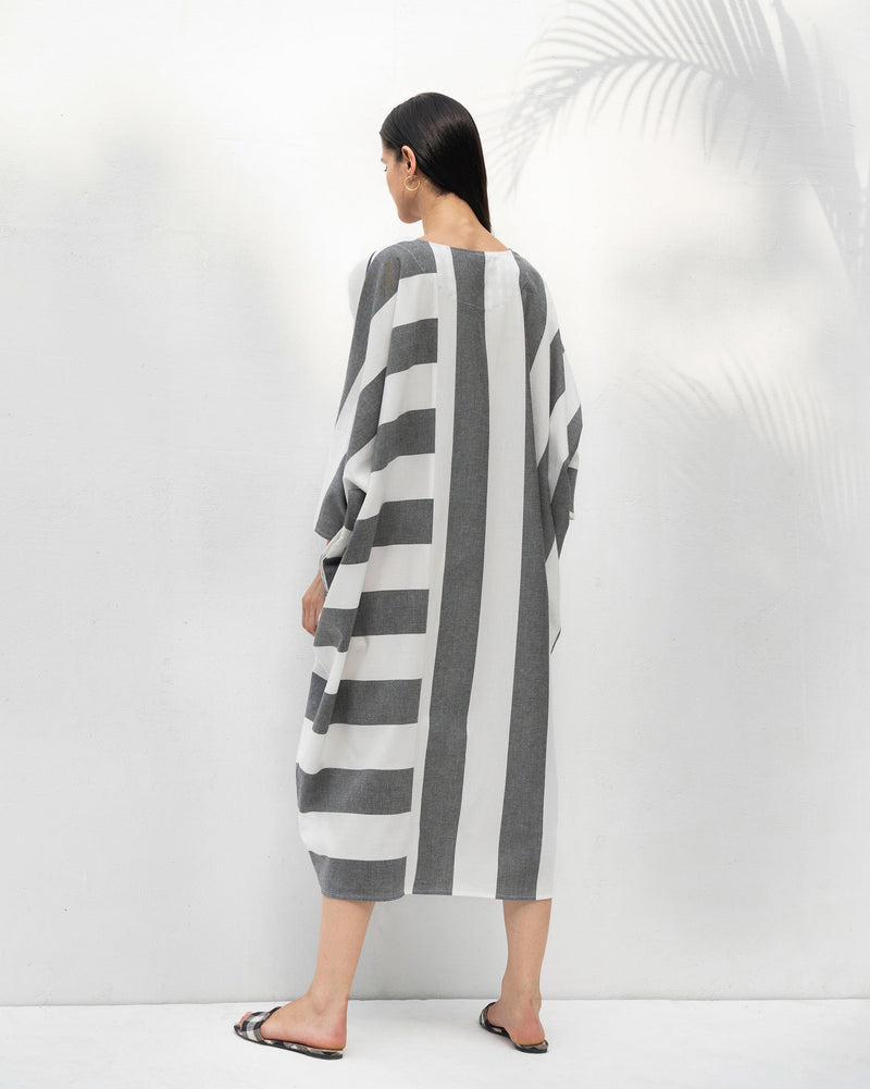 Serene Dress - Black & White