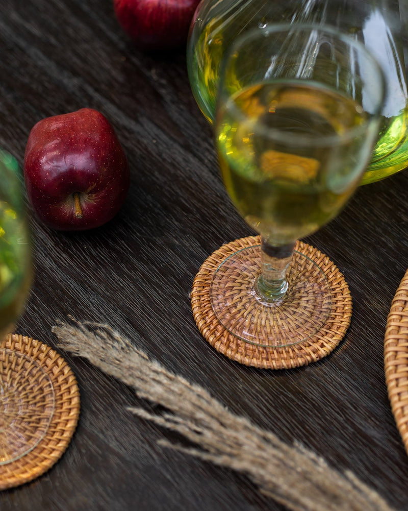 Rattan Coasters (Set of 4)
