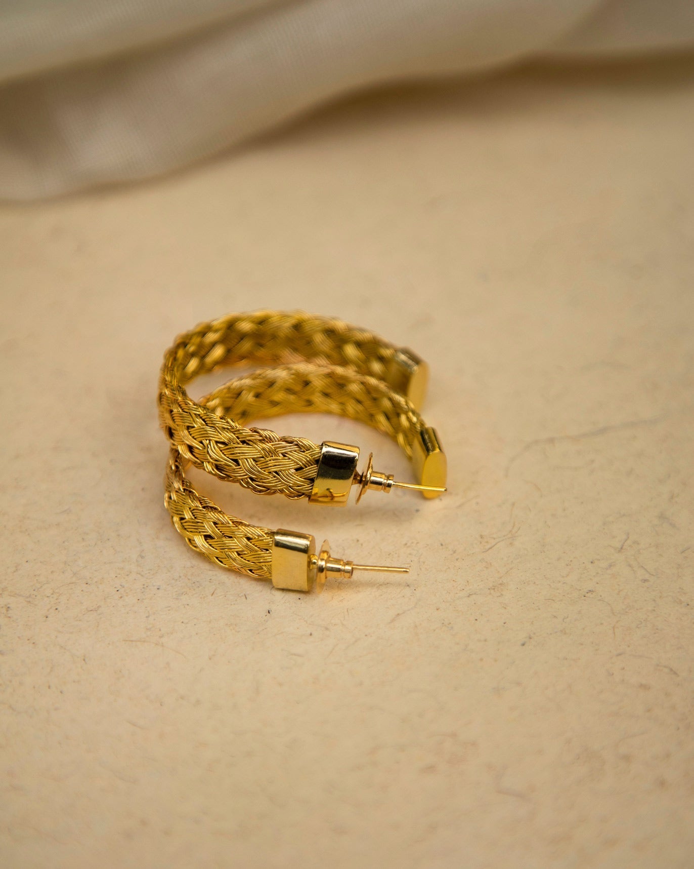 Sea Shore Hoops - Gold