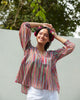 Smocked Sleeve Top - Multi Color