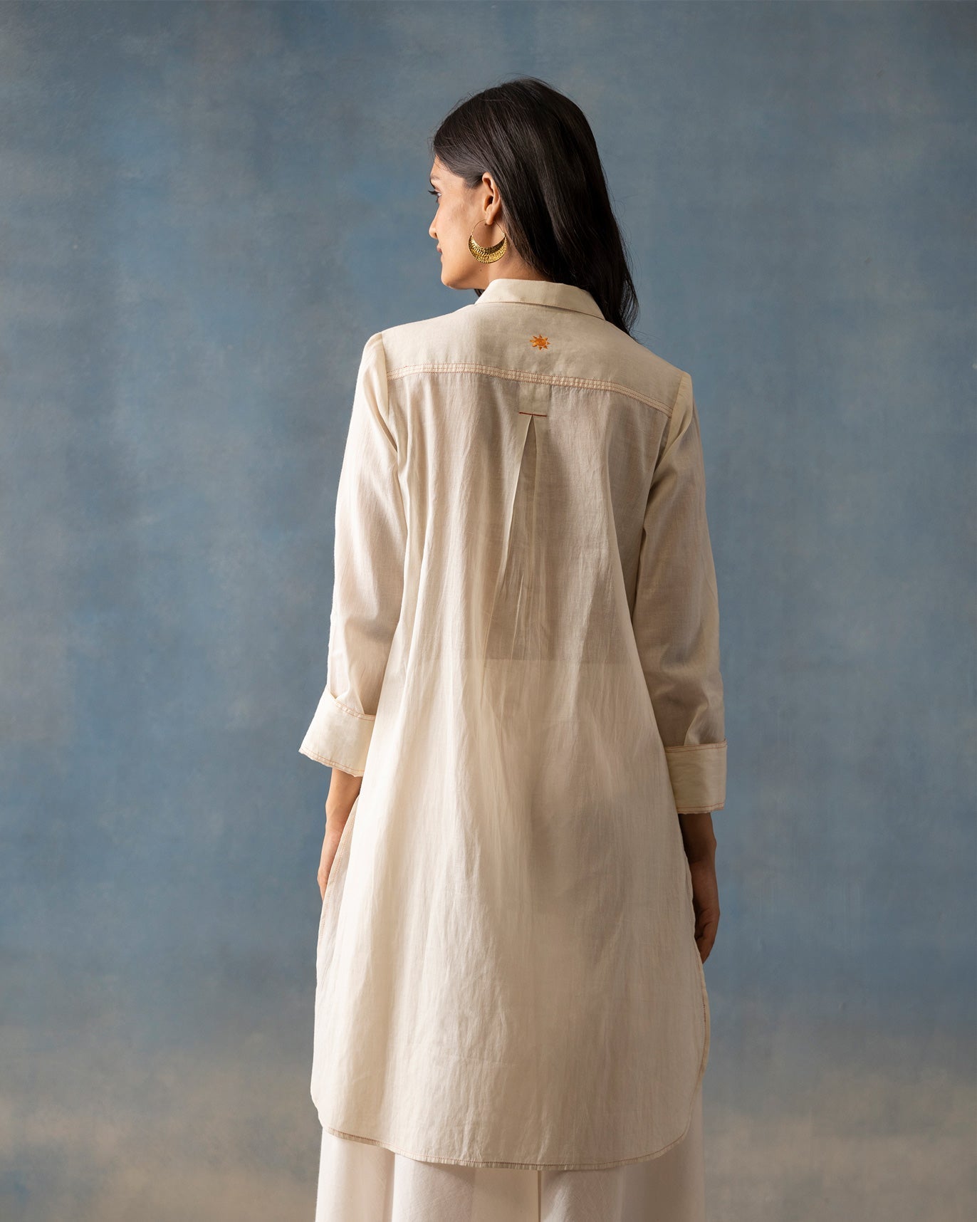 Uneven Hem Top - Ivory