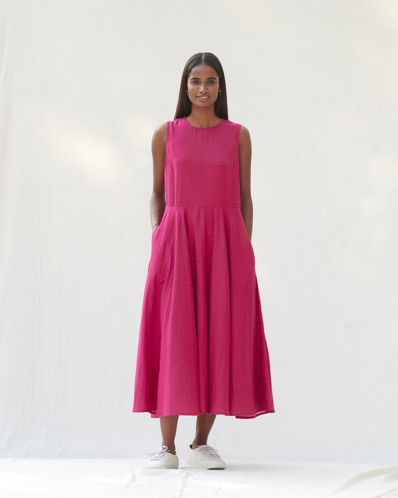 Yoroi Dress - Fuchsia