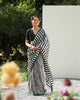 Tipra Sari - Ivory & Black