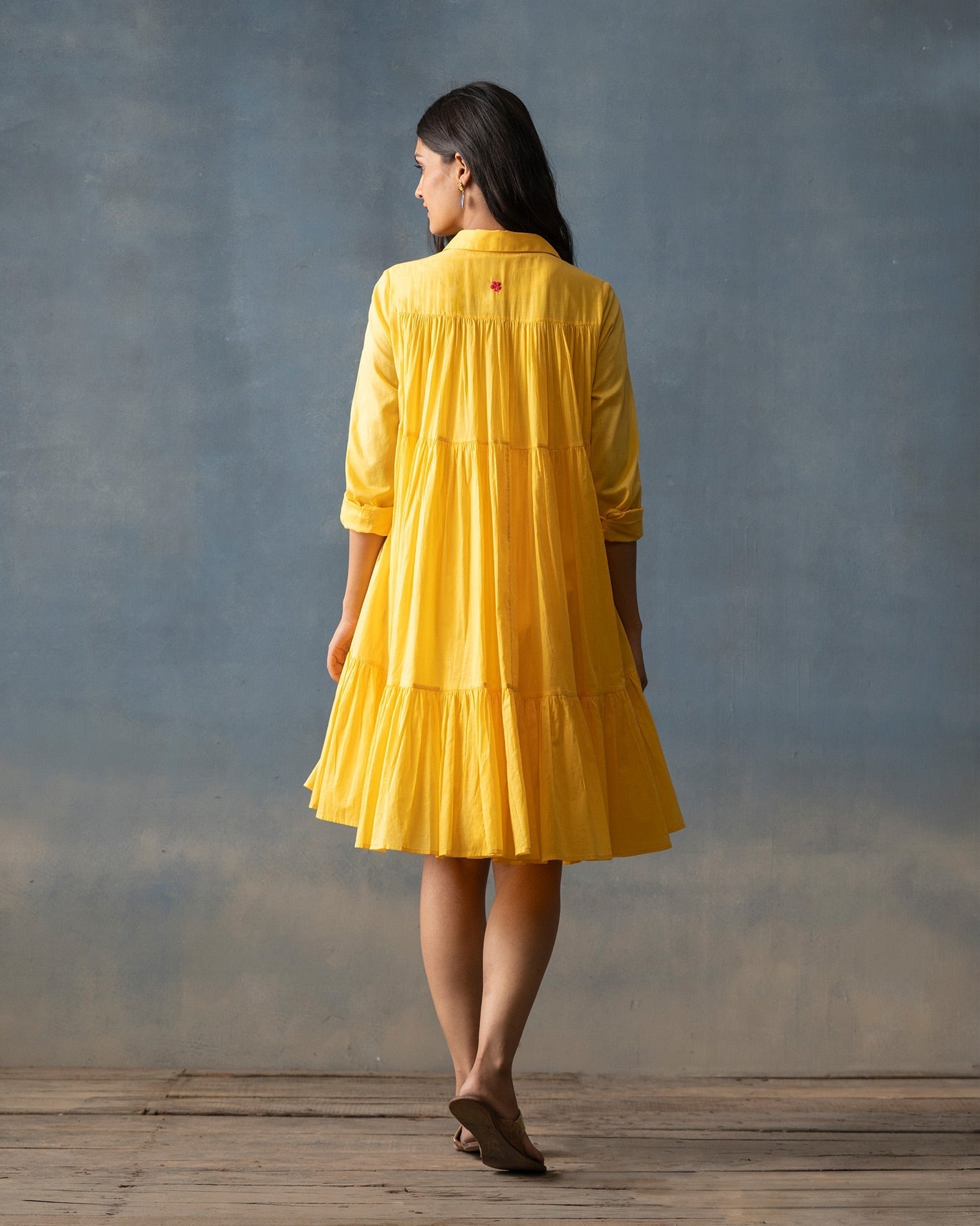 Tier Dress - Yellow