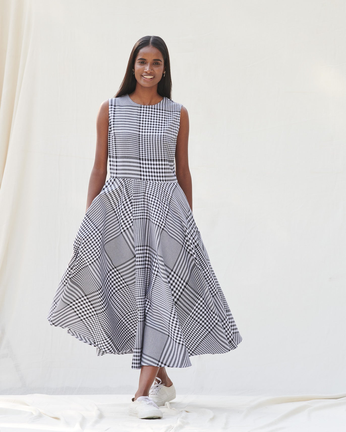 Yoroi Dress - Black & White