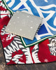 Roar Pocket Square - Red & Blue