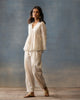 Ruffled Sleeve Top - Ivory
