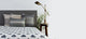 Woven Stripe Cushion Cover - Ivory & Charcoal