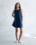 Short Racerback Dress - Navy