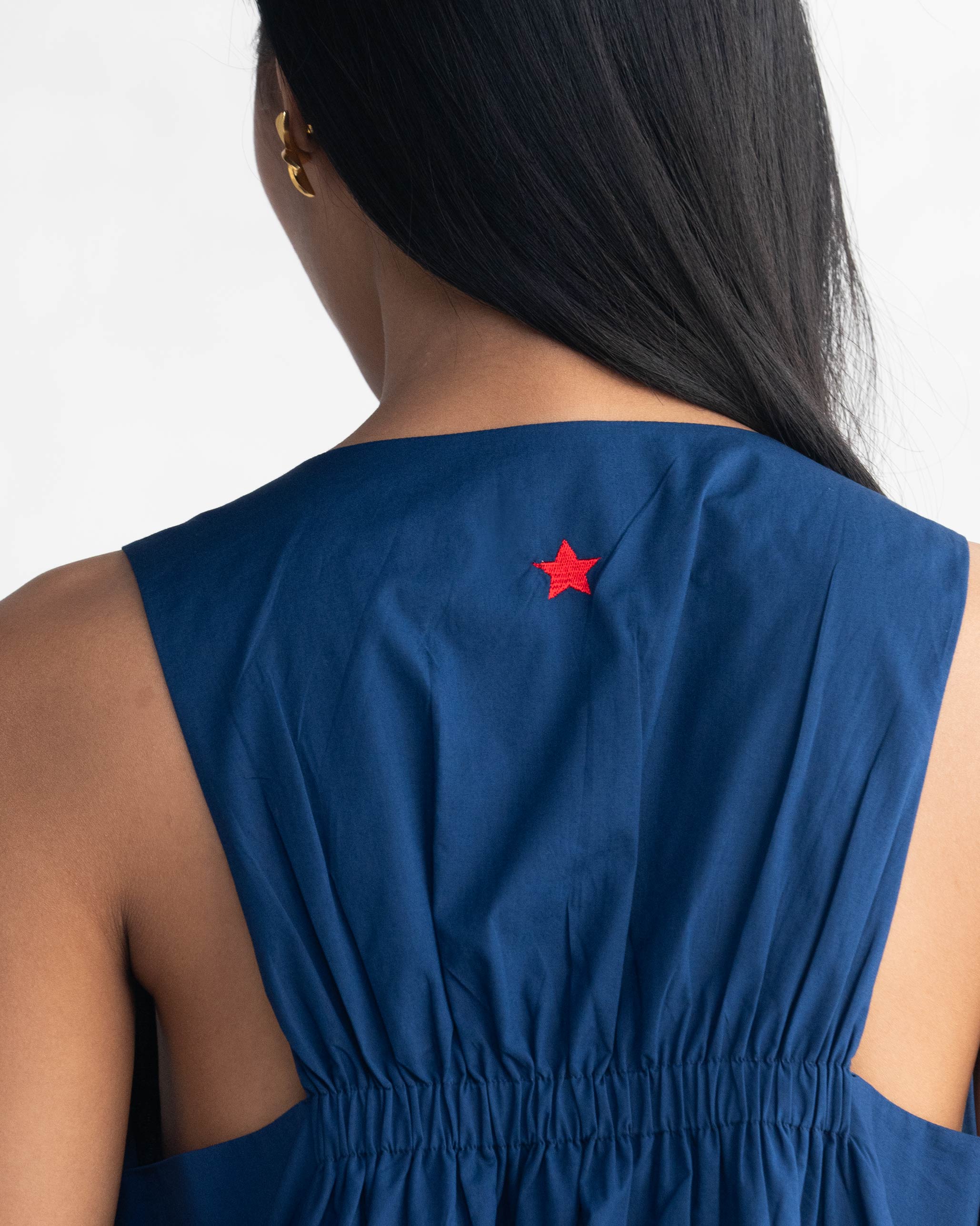 Short Racerback Dress - Navy