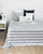 Colombo Wave Bedsheet Queen with Pillow Case Set