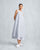 Double Layer Dress - Charcoal & White Stripes