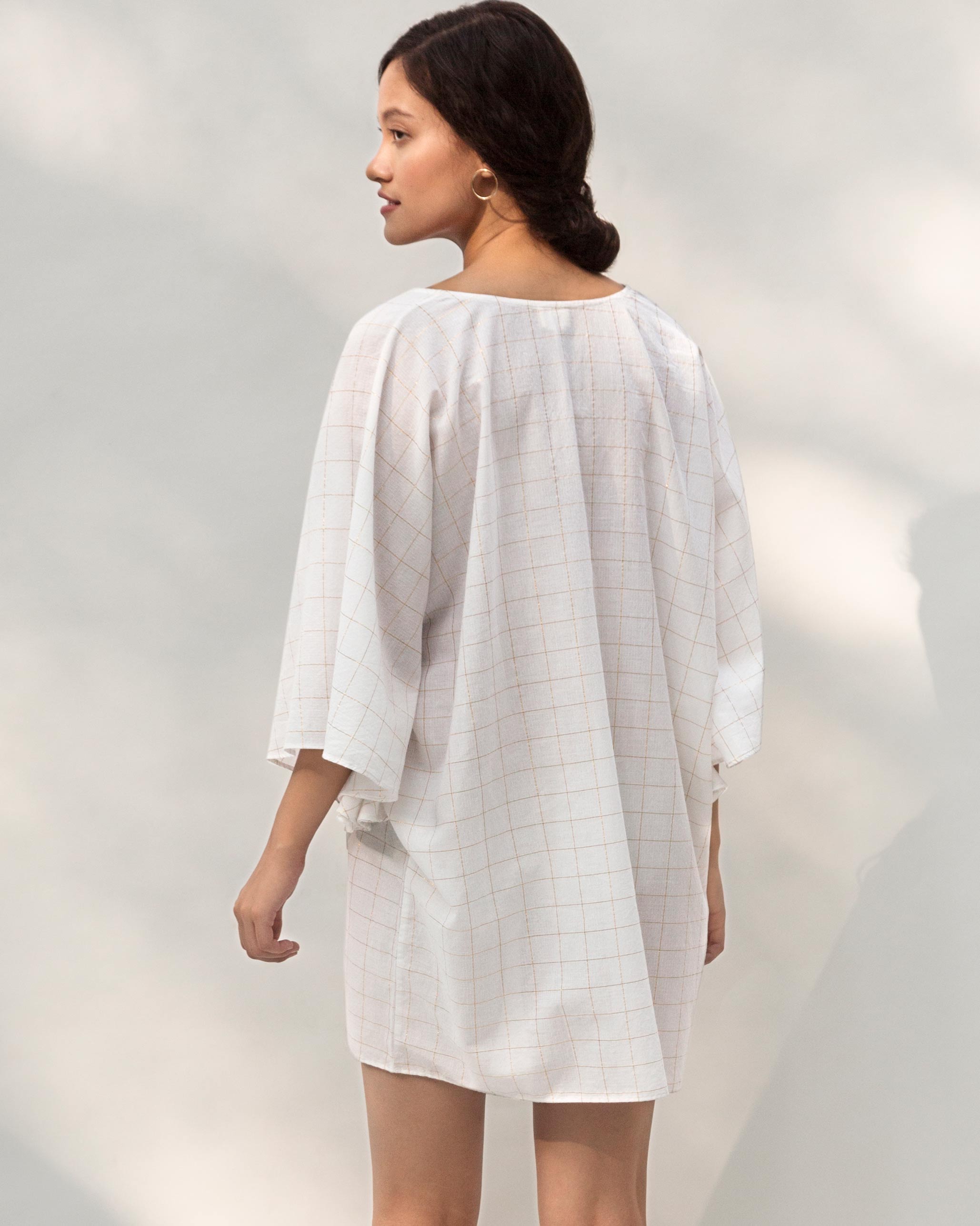 Gilded Kaftan - White & Gold