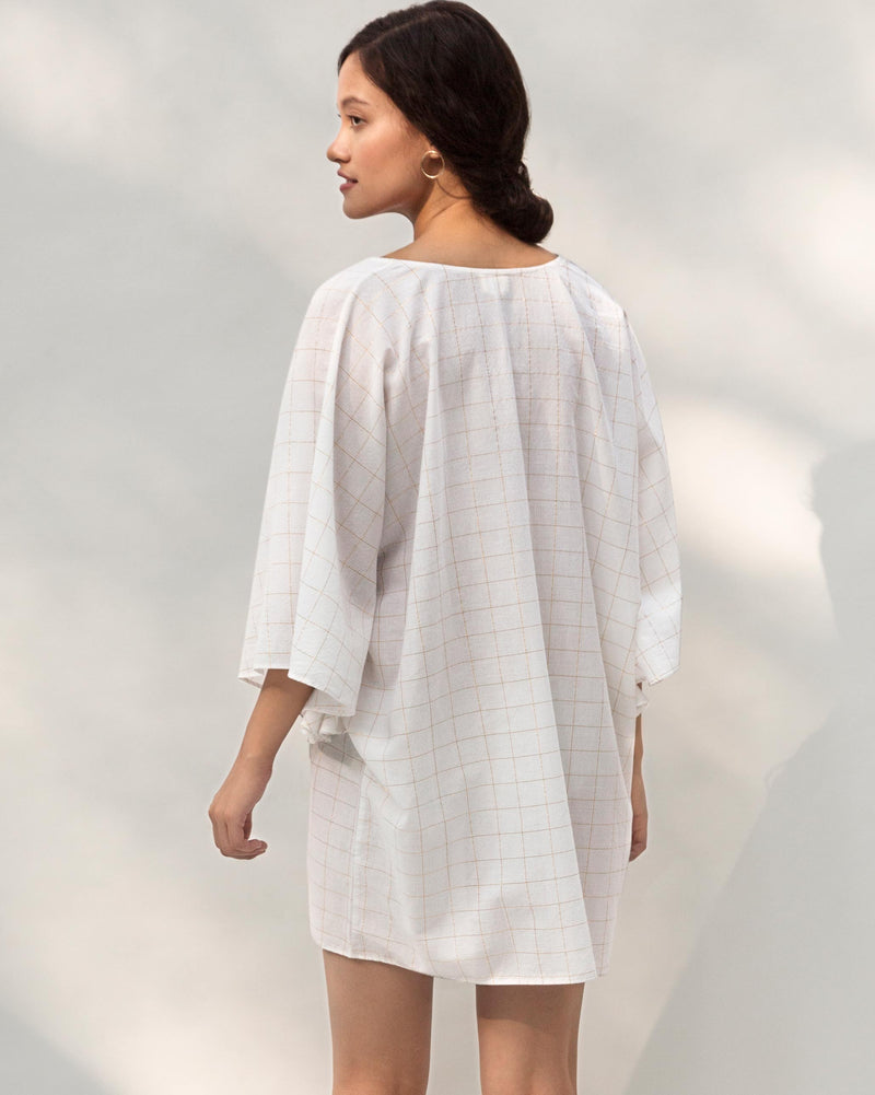 Gilded Kaftan - White & Gold