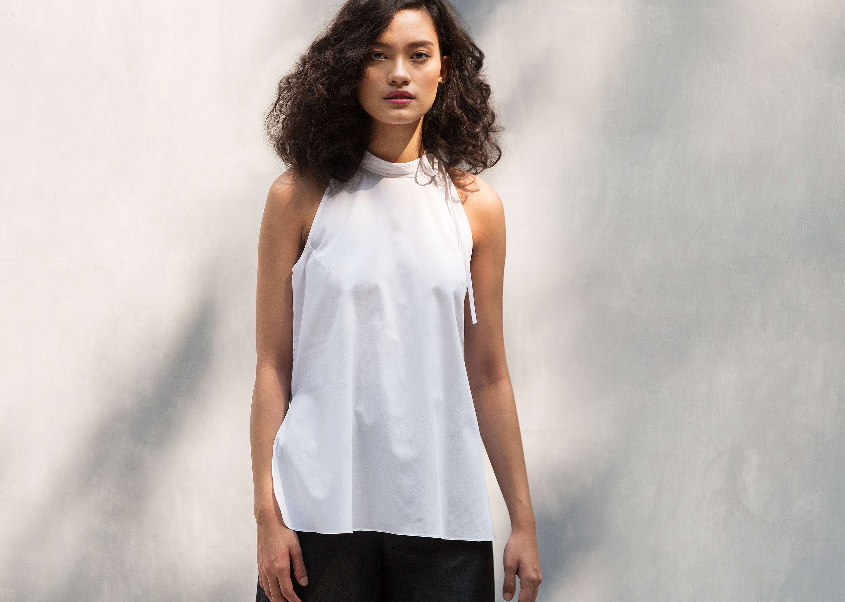 Bo Halter Top - White
