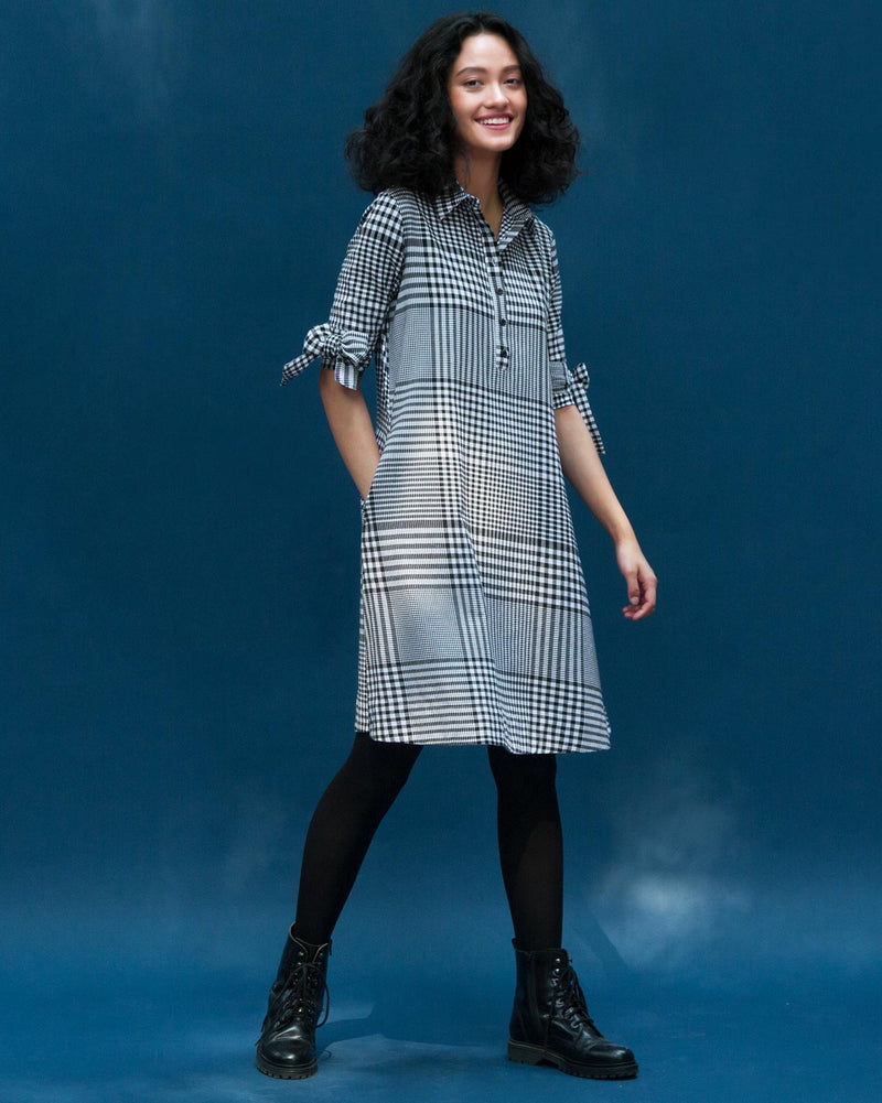 Checkered Shift Dress