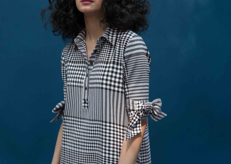 Checkered Shift Dress